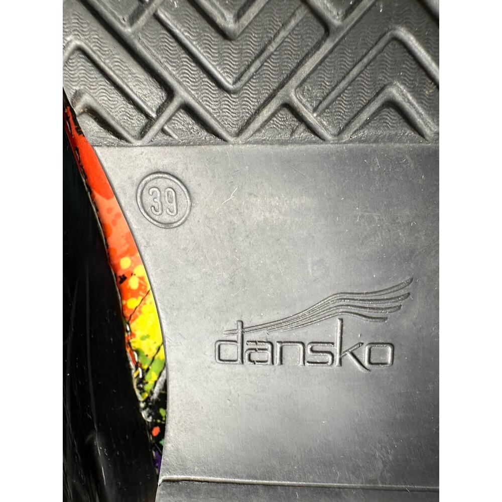 Dansko Multicolor Paint-Splash Clogs - Picture 16 of 16